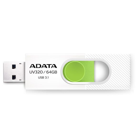 ADATA UV320 USB flash drive 64 GB USB Type-A 3.2 Gen 1 (3.1 Gen 1) Green, White | Techbox