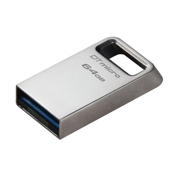 Kingston Technology DataTraveler 64GB Micro 200MB/s Metal USB 3.2 Gen 1 - USB Sticks - Peripherals - Techbox