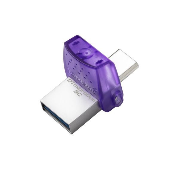 Kingston Technology DataTraveler 64GB microDuo 3C 200MB/s dual USB-A + USB-C - USB Sticks - Peripherals - Techbox