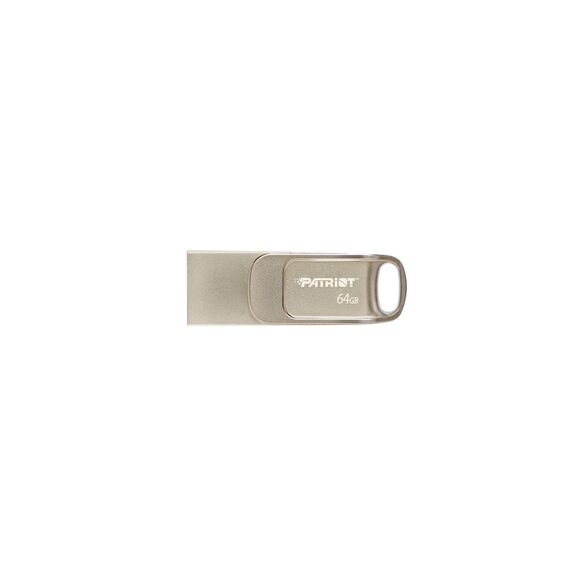 Patriot Memory Tab T560 64GB USB flash drive Dual USB 120MB/s (PS64GT560DS5D) Silver - USB Sticks - Peripherals - Techbox