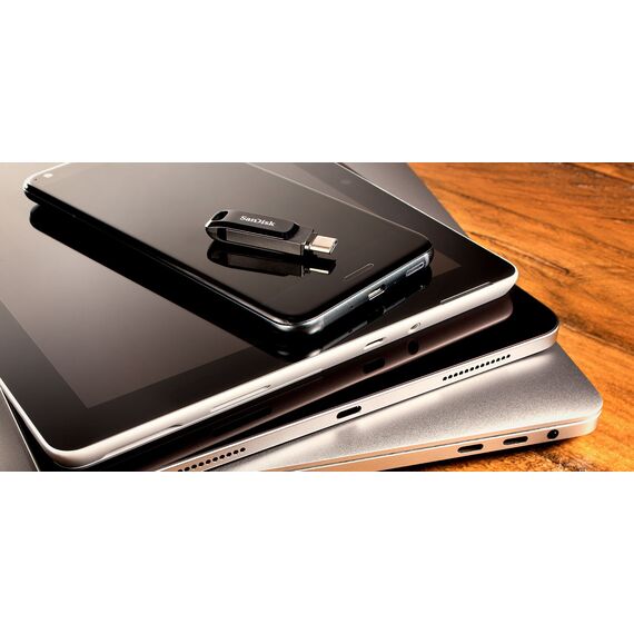 SanDisk Ultra Dual Drive Go USB flash drive 512 GB USB Type-A / USB Type-C 3.2 Gen 1 (3.1 Gen 1) Black - USB Sticks - Peripherals - Techbox