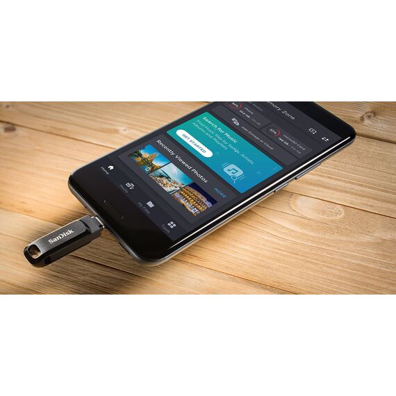 SanDisk Ultra Dual Drive Go USB flash drive 512 GB USB Type-A / USB Type-C 3.2 Gen 1 (3.1 Gen 1) Black - USB Sticks - Peripherals - Techbox