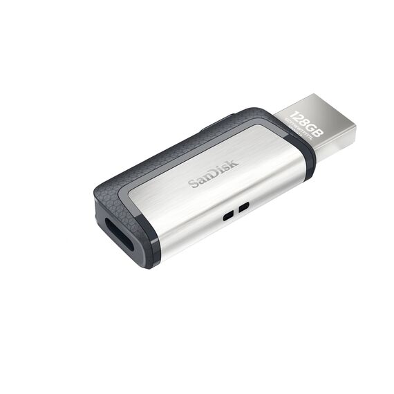 Sandisk Ultra Dual Drive USB Type-C USB flash drive 128 GB USB Type-A / USB Type-C 3.2 Gen 1 (3.1 Gen 1) Black,Silver - USB Sticks - Peripherals - Techbox