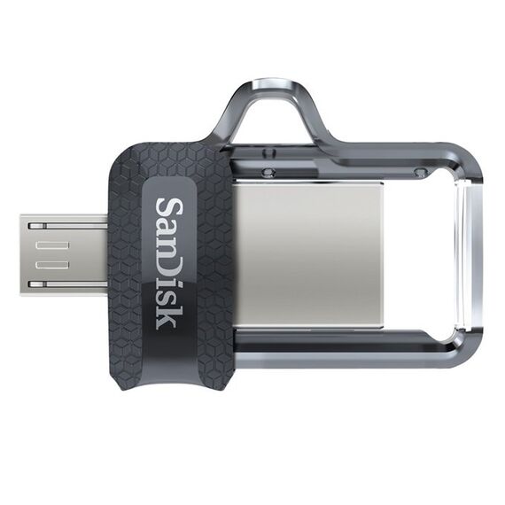 Sandisk Ultra Dual m3.0 USB flash drive 128 GB USB Type-A / Micro-USB 3.2 Gen 1 (3.1 Gen 1) Black,Silver,Transparent - USB Sticks - Peripherals - Techbox