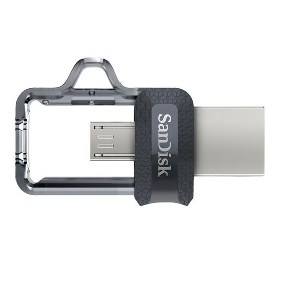 Sandisk Ultra Dual m3.0 USB flash drive 128 GB USB Type-A / Micro-USB 3.2 Gen 1 (3.1 Gen 1) Black,Silver,Transparent - USB Sticks - Peripherals - Techbox