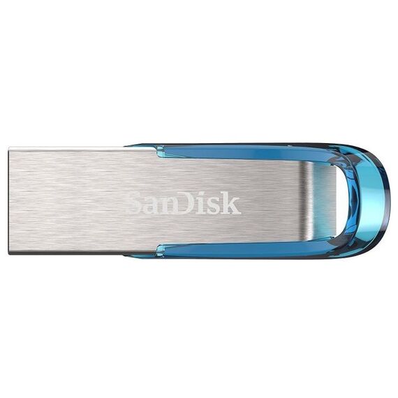 SanDisk Ultra Flair USB flash drive 128 GB USB Type-A 3.2 Gen 1 (3.1 Gen 1) Blue, Silver - USB Sticks - Peripherals - Techbox