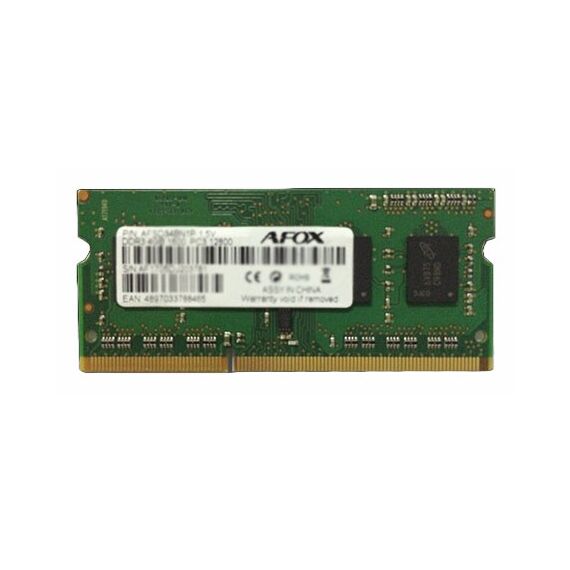 AFOX SO-DIMM DDR3 8GB memory module 1333 MHz LV 1,35V - SO-DIMM (Laptop) - RAM - Techbox