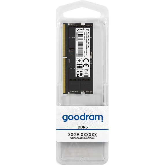 Goodram GR4800S564L40S/16G memory module 16 GB 1 x 16 GB DDR5 - SO-DIMM (Laptop) - RAM - Techbox