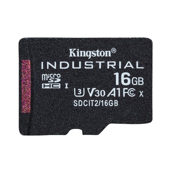 Kingston Technology Industrial 16 GB MicroSDHC UHS-I Class 10 - Memory Cards - Smartphones - Techbox