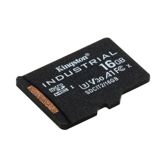 Kingston Technology Industrial 16 GB MicroSDHC UHS-I Class 10 - Memory Cards - Smartphones - Techbox
