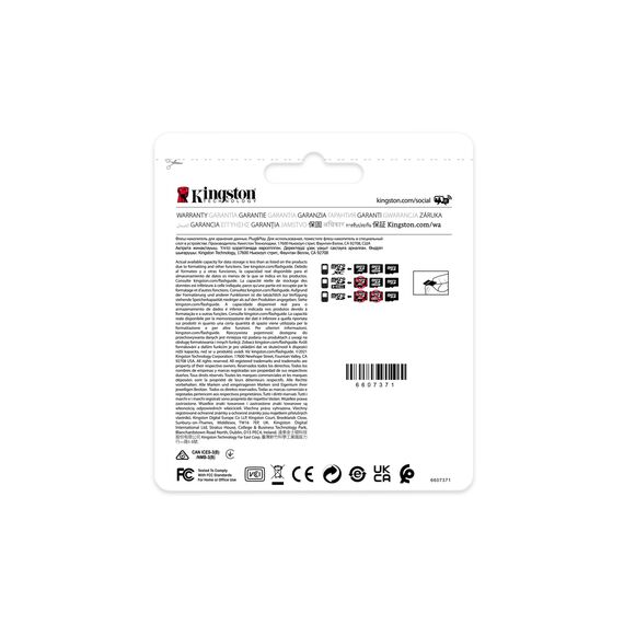 Kingston Technology Industrial 16 GB MicroSDHC UHS-I Class 10 - Memory Cards - Smartphones - Techbox