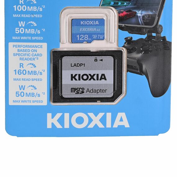 Kioxia EXCERIA G3 128 GB MicroSDXC UHS-I Class 10 - Memory Cards - Smartphones - Techbox