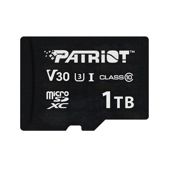 Patriot Memory VX Series 1 TB MicroSDXC UHS-I Class 10 (PSF1TBVX31MCX) | Techbox