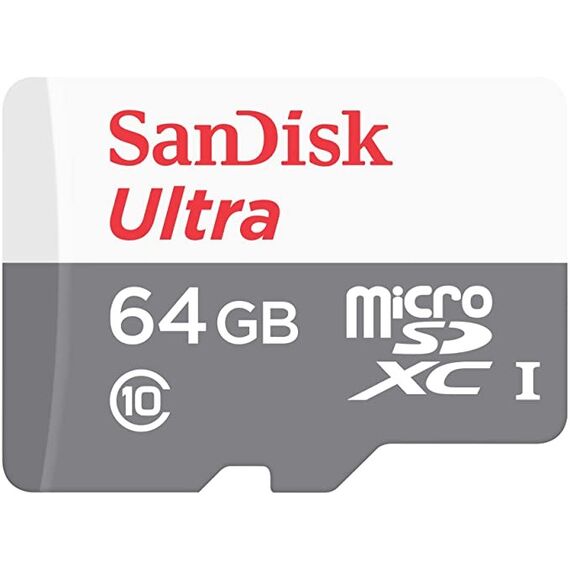 Sandisk Ultra microSDXC memory card 64 GB Class 10 - Memory Cards - Smartphones - Techbox