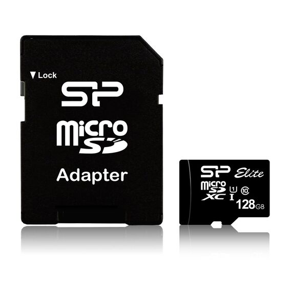 Silicon Power Elite memory card 128 GB MicroSDXC Class 10 UHS-I - Memory Cards - Smartphones - Techbox