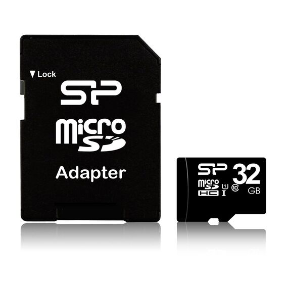 Silicon Power SP032GBSTH010V10SP memory card 32 GB MicroSDHC Class 10 UHS-I - Memory Cards - Smartphones - Techbox