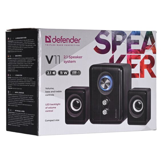 Computer speakers DEFENDER V11 2.1 11W USB | Techbox