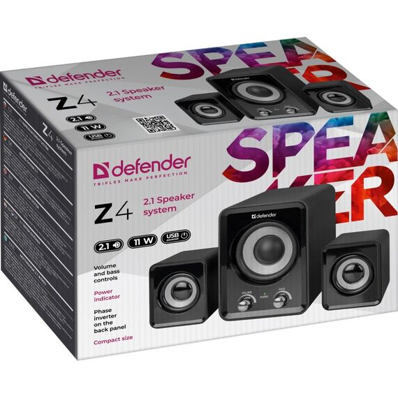 Computer speakers DEFENDER Z4 2.1 11W USB | Techbox