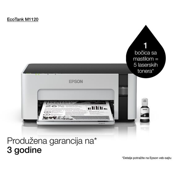 Epson EcoTank M1120 inkjet printer 1440 x 720 DPI A4 Wi-Fi | Techbox