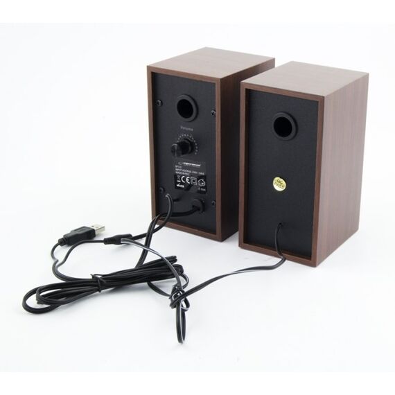 Esperanza 2.0 FOLK speaker set 2.0 channels 6 W Wood - Speakers - Speakers & Headphones - Techbox