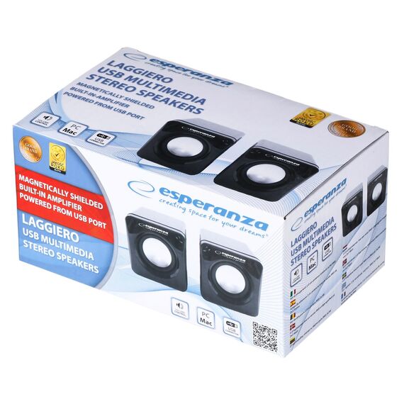 Esperanza EP111 loudspeaker 2-way 6 W Black - Speakers - Speakers & Headphones - Techbox