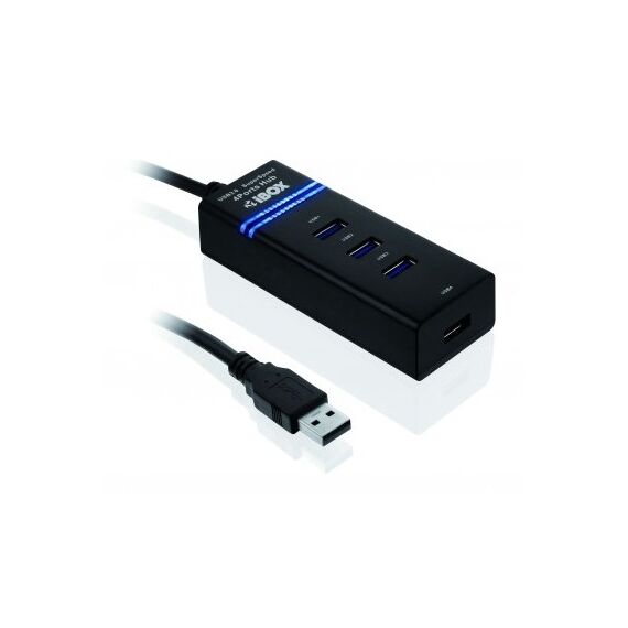iBox IUH3FB interface hub 5000 Mbit/s Black - USB Hubs & Card Readers - Peripherals - Techbox