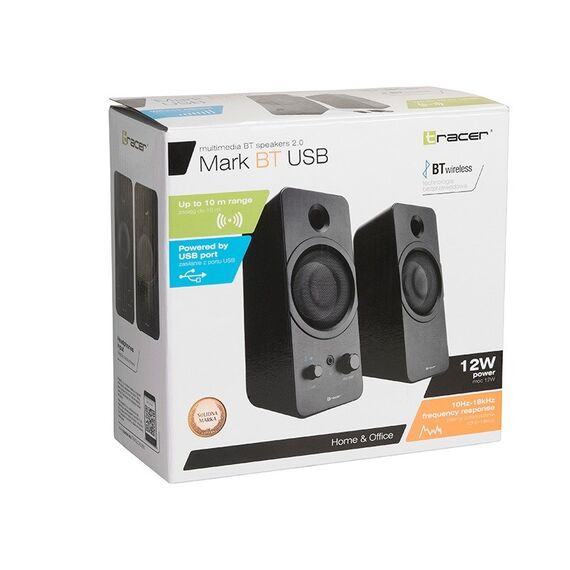 Speakers Tracer 2.0 Mark USB Bluetooth 12W TRAGLO46370 | Techbox