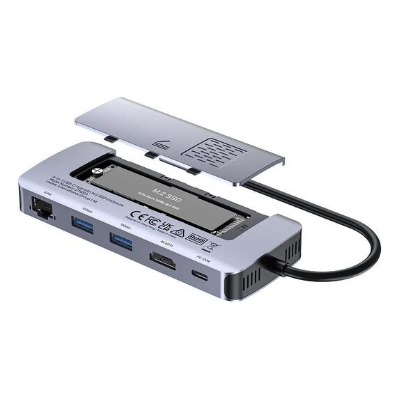 UNITEK ACTIVE HUB USB-C 10GBPS,M.2,HDMI, PD 100W - USB Hubs & Card Readers - Peripherals - Techbox