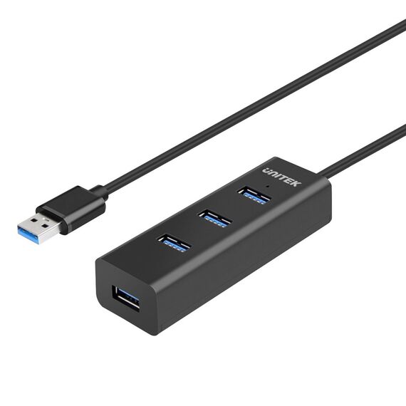 UNITEK Y-3089V01 interface hub USB 3.2 Gen 1 (3.1 Gen 1) Type-A 5000 Mbit/s Black | Techbox