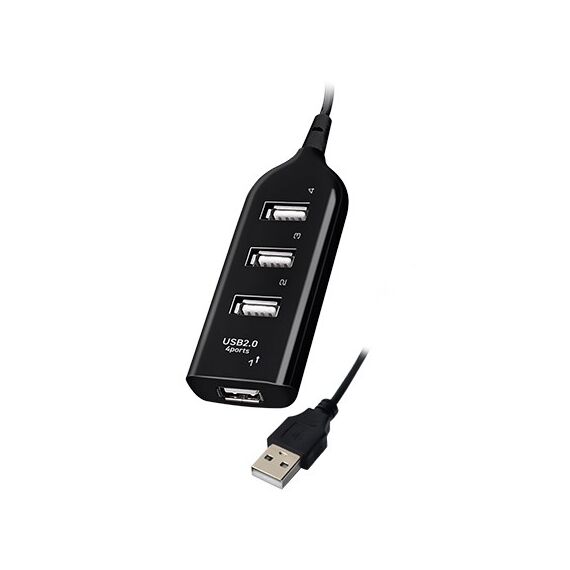 VAKOSS HUB USB 2.0 TC-234UX - USB Hubs & Card Readers - Peripherals - Techbox