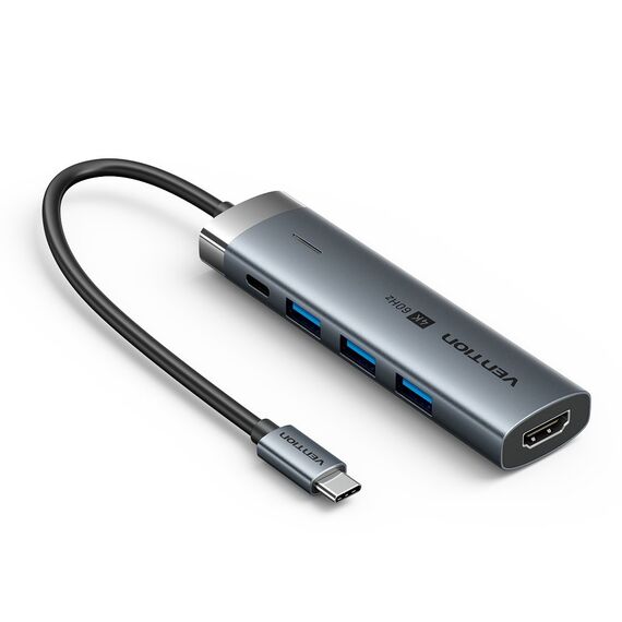 Vention 5-in-1 USB-C Hub 100W PD 5Gbps 4K@60Hz | Techbox