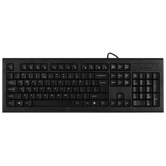 A4Tech KR-85 keyboard USB QWERTY US English Black | Techbox