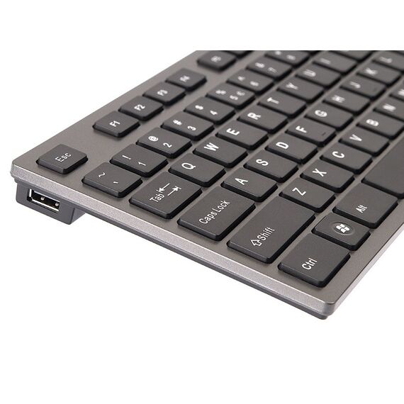 A4Tech KV-300H keyboard USB QWERTY Black,Grey - Keyboards - Keyboards & Mice - Techbox