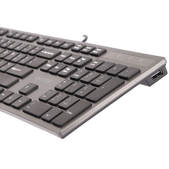 A4Tech KV-300H keyboard USB QWERTY Black,Grey - Keyboards - Keyboards & Mice - Techbox