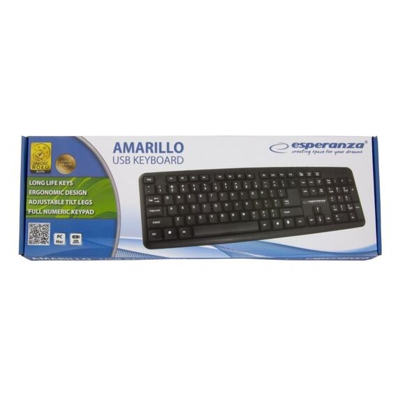 Esperanza EK134 keyboard USB Black | Techbox