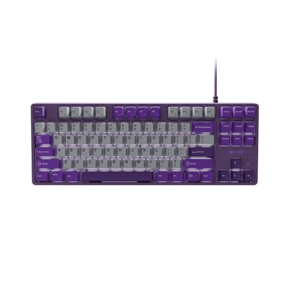 FURY Kanabo K2 Gaming Keyboard US white backlight mechanical grey-purple - Keyboards - Keyboards & Mice - Techbox