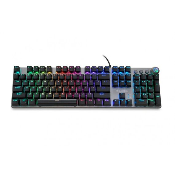 iBox Aurora K-4 keyboard USB QWERTY Black - Keyboards - Keyboards & Mice - Techbox