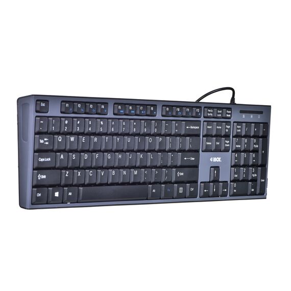 iBox IKMS606 keyboard Mouse included Home USB QWERTY UK English Black | Techbox