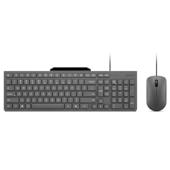 Lenovo 310 USB-A Wired Combo US English GX31R09775 Black - Desktop SET - Keyboards & Mice - Techbox