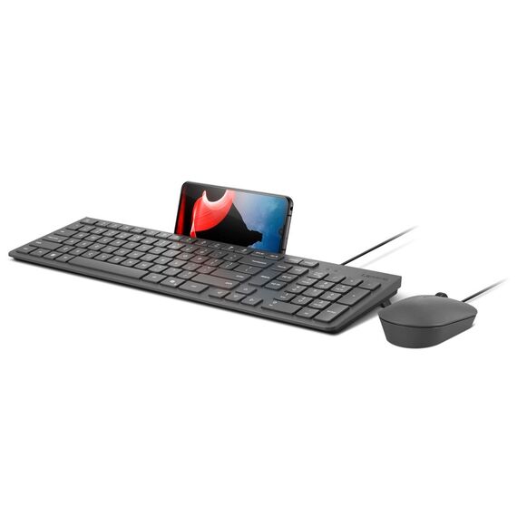 Lenovo 310 USB-A Wired Combo US English GX31R09775 Black - Desktop SET - Keyboards & Mice - Techbox