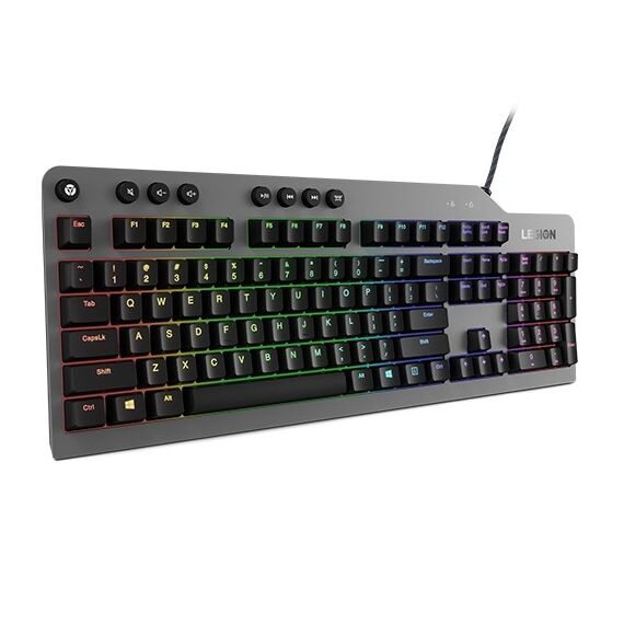 Lenovo Legion K500 keyboard Gaming USB QWERTY US English Black, Grey | Techbox