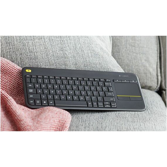 Logitech K400 Plus keyboard RF Wireless Dutch Black | Techbox