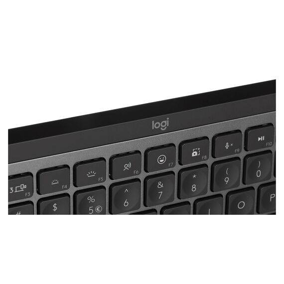 Logitech MX Keys Mini Minimalist Wireless Illuminated Keyboard RF Wireless + Bluetooth QWERTY English Graphite | Techbox