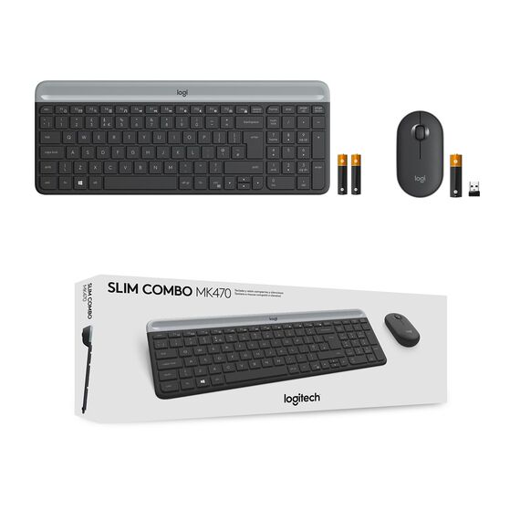 Logitech Slim Wireless Combo MK470 | Techbox