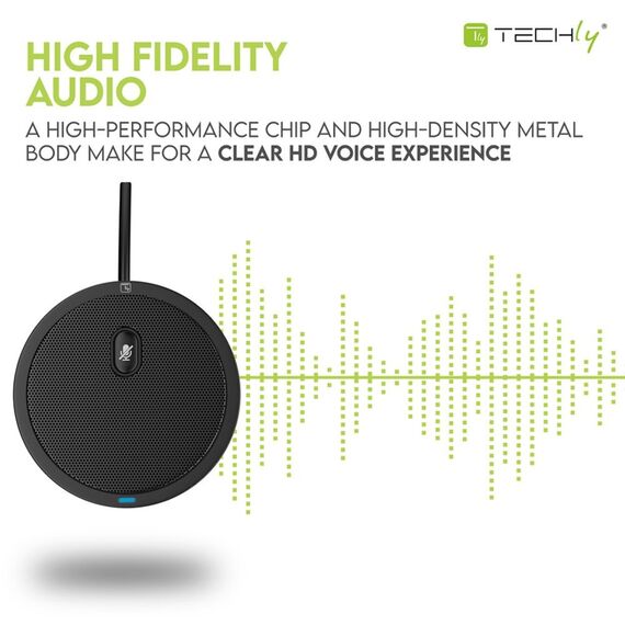 Techly ICC SH-22 microphone Black Conference microphone - Microphones - Speakers & Headphones - Techbox