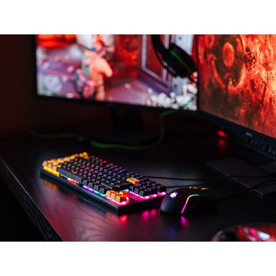 Tracer HORNET 87 keyboard Mouse included Gaming USB QWERTY English Black, Yellow | Techbox