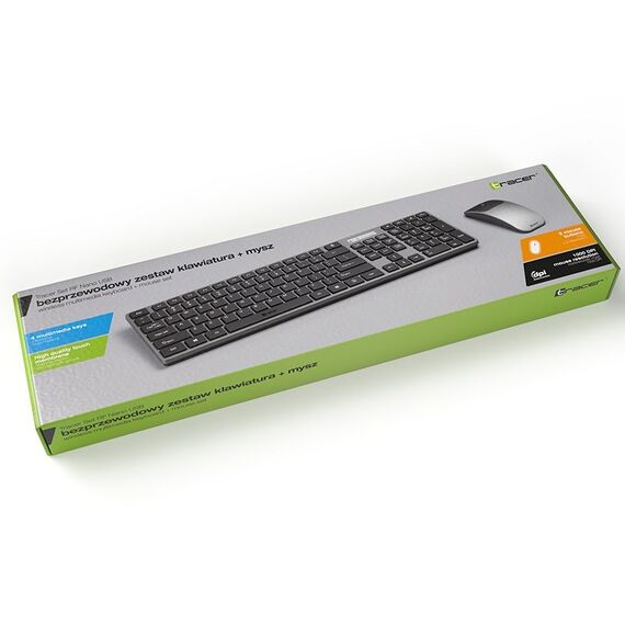 Tracer SET TRAKLA46773 keyboard RF Nano Wireless - Desktop SET - Keyboards & Mice - Techbox