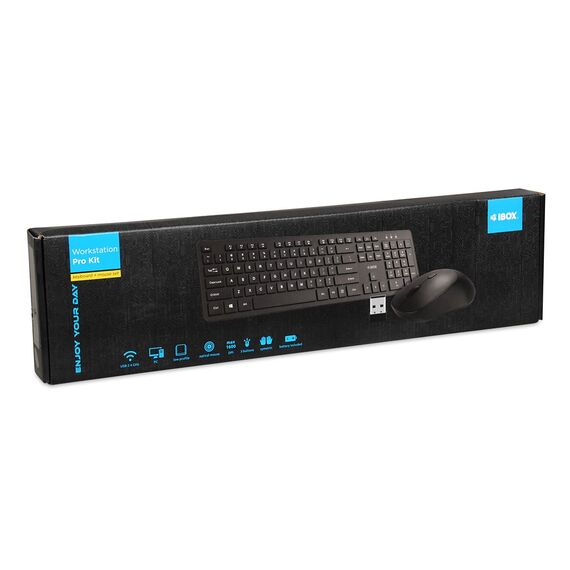 Wireless keyboard + mouse set iBOX Workstation Pro Kit | Techbox