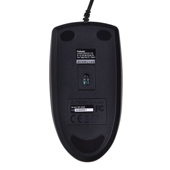 A4Tech OP-620D mouse USB Type-A Optical 800 DPI Ambidextrous - Mice - Keyboards & Mice - Techbox