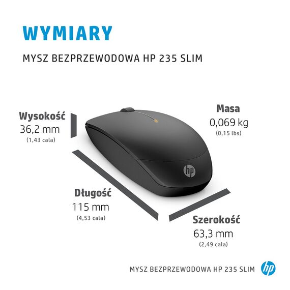 HP 235 Slim Wireless Mouse | Techbox